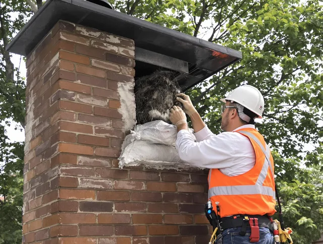 Humane removal of debris and animals by Rialto Chimney Sweep in Rialto, CA