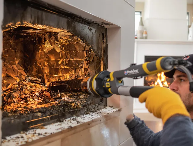 Professional chimney cleaning by Rialto Chimney Sweep in Rialto, CA
