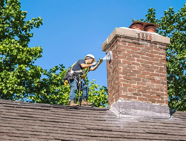 Rialto Chimney Sweep performing an inspection with advanced tools in Rialto, CA