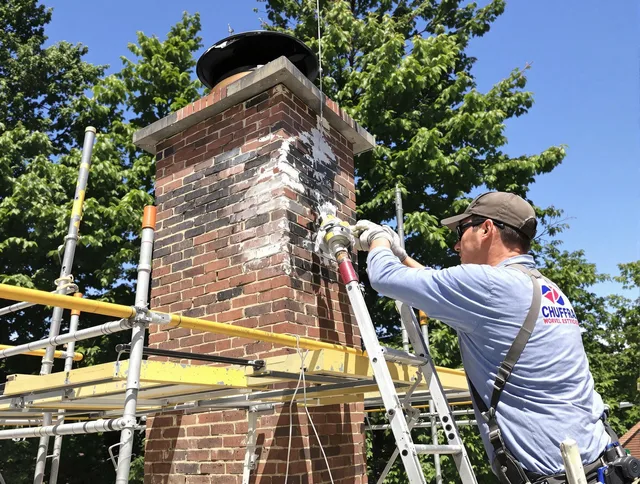 Structural chimney repair by Rialto Chimney Sweep in Rialto, CA